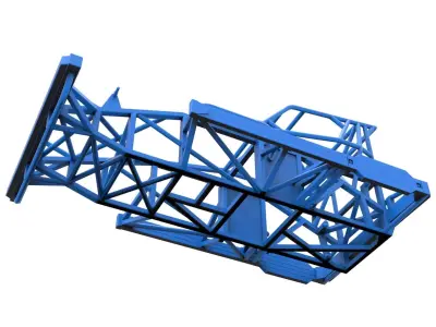 Frame of New Zealand Superstock car Version 4 Scale 1 to 25 3D print model