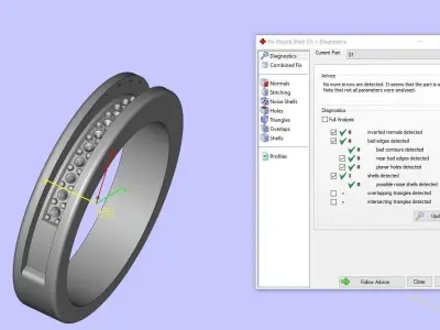 Women Ring 42 3D print model