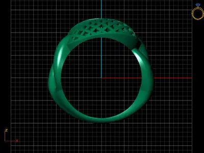 Fancy Womens Rings Plain Rings Ready STL 3DM Models Rings 3D print model 24