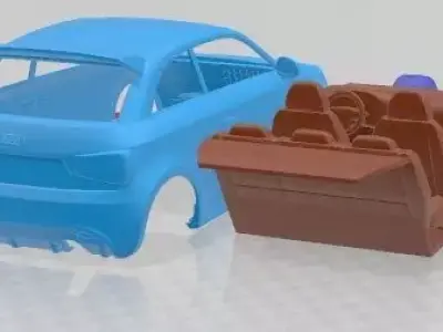 Audi A1 Quattro 2013 Printable Car  3D print model