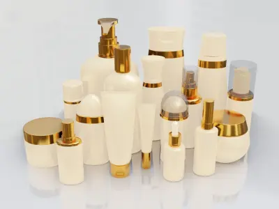 Mockup Bottle Cosmetic 3D model