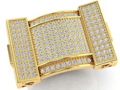 Big fancy mans ring 3D print model