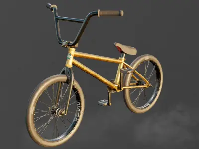 Bicycle - BMX Low-poly 3D model