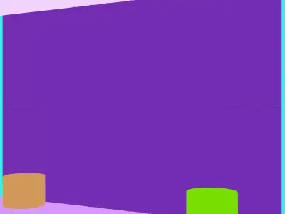 Headboard wall panel 005 3D model