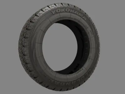 Tire Yokohama 3D model
