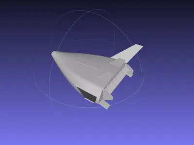 Venture Star X-33 SSTO Concept Miniature 3D print model