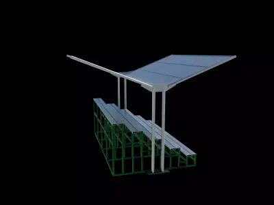 Grandstand seating 3D model