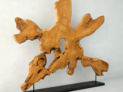 Crafted Home Dawson African Decor on Stand  by Jeffan 3D model