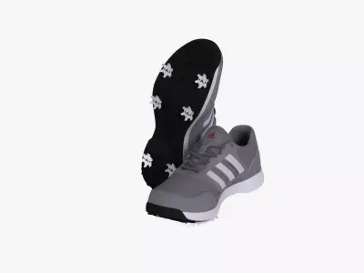 ADIDAS Mens Tech Response 2 Golf Shoe Low-poly 3D model