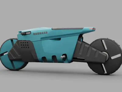 E-BIKE 2 RIGGED 3D model