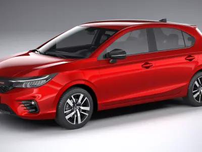 Acura City RS Hatchback 2022 3D model