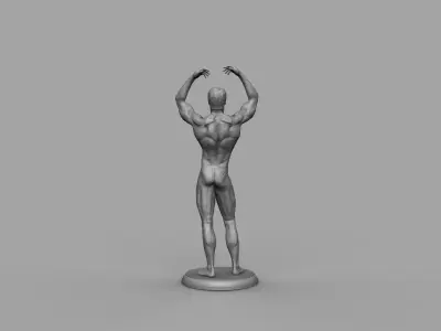 Frank Zane bodybuilder 3D print model 3D print model