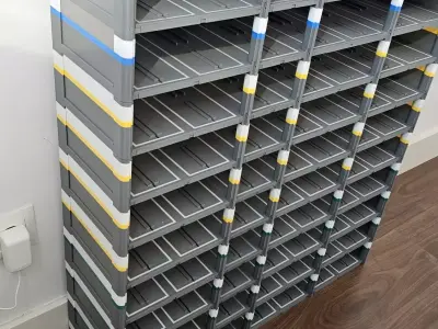 Modular Parking Display for 132 Slot Cars Storage and Exhibition 3D print model