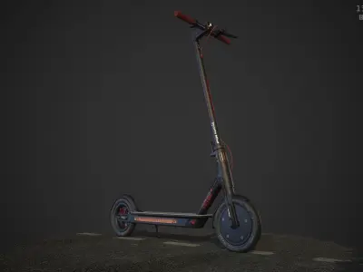 Electric Scooter 3D model