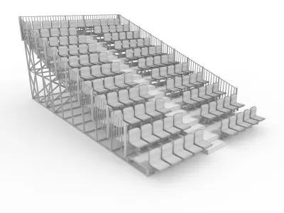 Bleachers 6 3D model