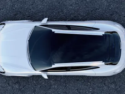 Porsche Taycan Turbo S 2022 Hight Resolution 3d model Model Low-poly 3D model