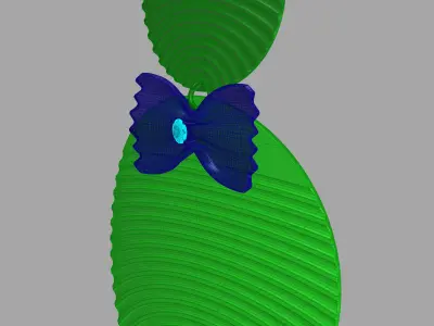 Earrings  stunning doll Free 3D model