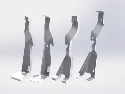 Volkswagen Golf 2 Digifiz Mounts 3D print model