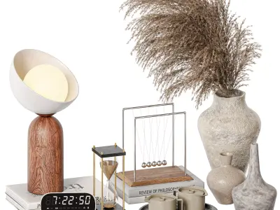 Decorative set 09 3D model 3