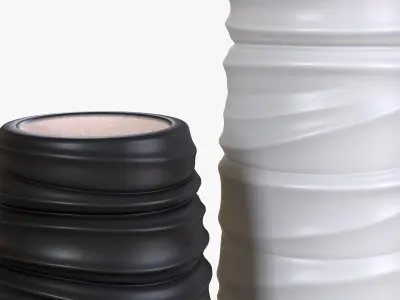 Vases Laurence Low-poly 3D model