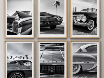 JUNIQE Car picture set-01 3D model