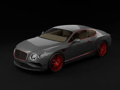Bentley Continental GT 2016 3D model