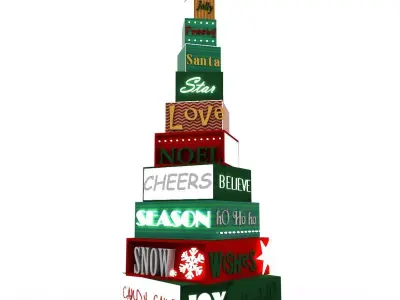 Christmas Tree- Box 3D model