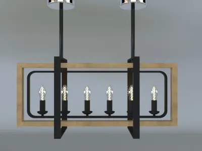Decorative Chandelier 3D model