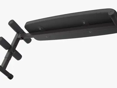 Essential workout bench 3D model