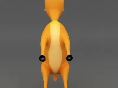 Stag deer rigged toon 3d model  Low-poly 3D model