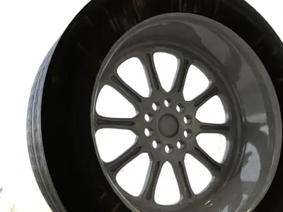 tire weel 3D model