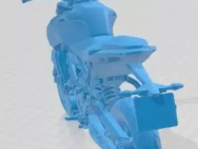 KTM Duke 390 2020 Printable Motorbike 3D print model