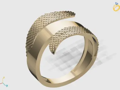 Women Plain Ring STL Models Womens Ring 3dmodels 3D print model 3D print model 62