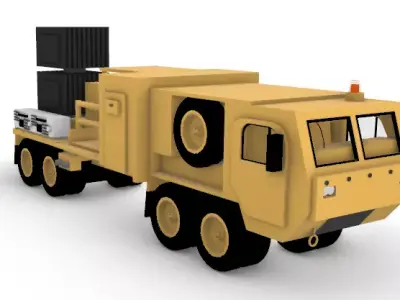 Mobile Power Distribution Truck 3 Sci-Fi Energy 3D print model