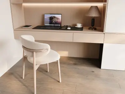 3D model of interior study 3D model 3