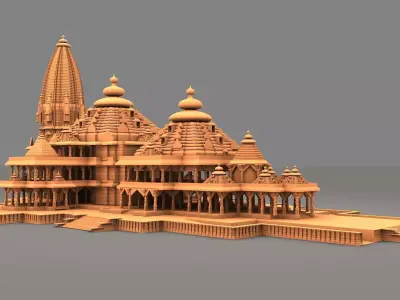 Ram Mandir   3D model