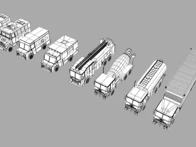 3D vehicle Model Collection 3D model