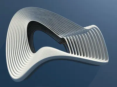 Architectural shape 3D model