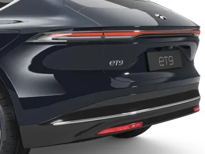 2025 Nio ET9 With Interior 3D model
