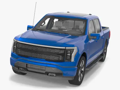 Electric Pickup Truck 3D model