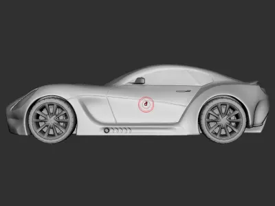 Concept Car 3D Model  3D print model purchase