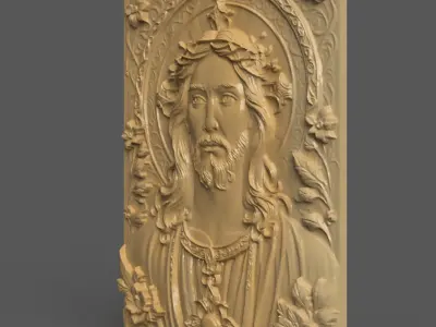 Jesus Christ portrait 3D print model