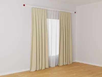 Curtains 03 collection 6 3D model