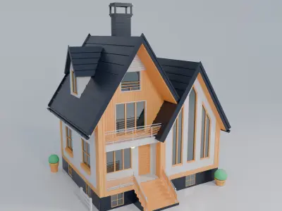 HOUSE MODEL Free 3D model