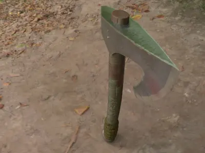 Medieval Axe 3D model