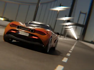 McLaren animation  3D model