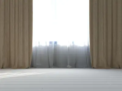 Modern Curtain - House Pack 3D Models 3D model