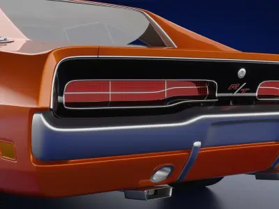 1969 Dodge Charger RT 3D model