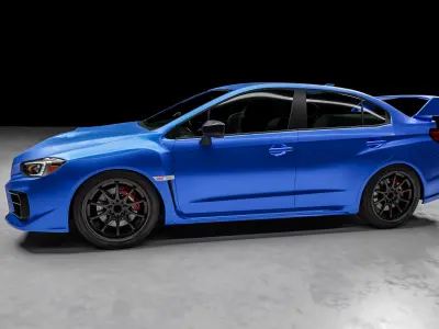 Subaru Wrx Sti 2019 3D model