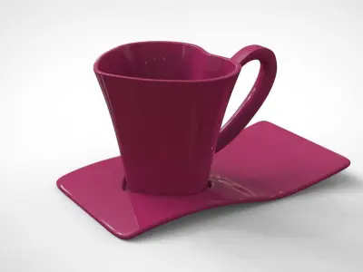 L1ghtBl heart cup 3D model